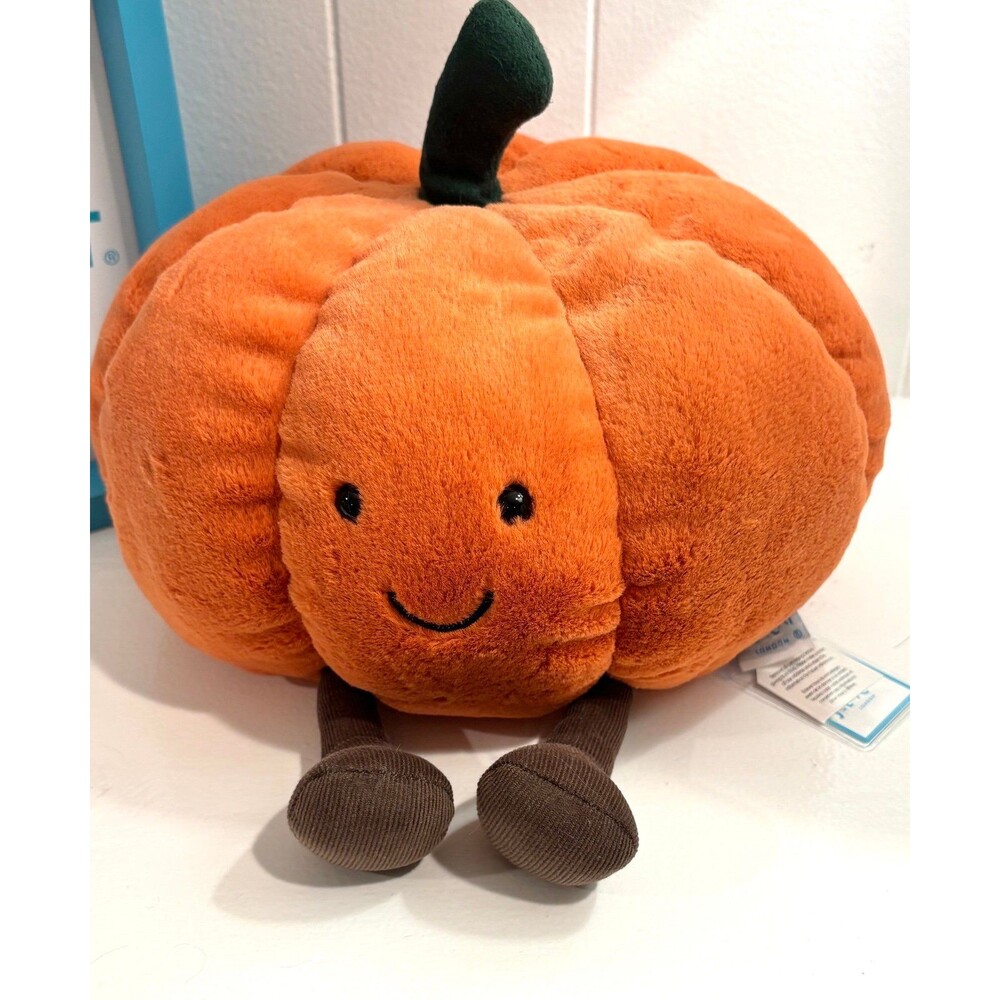Jellycat Amuseable Pumpkin Halloween VHTF ❗️RETIRED BNWT - Picture 3 of 9